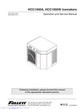 Follett HCC1000W Operation And Service Manual