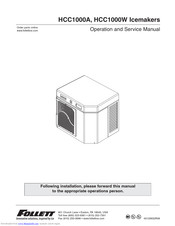 Follett HCC1000A Operation And Service Manual