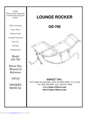 Impex GD-700 Owner's Manual