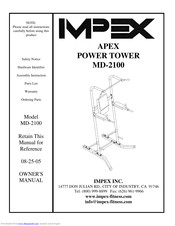 Impex MD-2100 Owner's Manual
