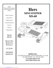 Hers Hers MS-60 Owner's Manual
