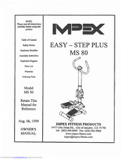 Impex MS 80 Owner's Manual