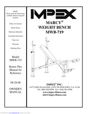 Impex MARCY MWB-719 Owner's Manual