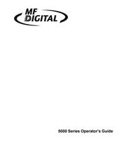 MF DIGITAL 5000 Platform Series Operator's Manual