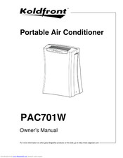Koldfront PAC701W Owner's Manual