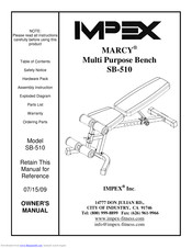 Impex MARCY SB-510 Owner's Manual