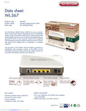 Sitecom WL-367 Datasheet