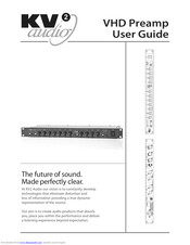 Kv2 Audio VHD-Preamp User Manual