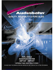 Audiobahn ABP122T Operating Instructions Manual