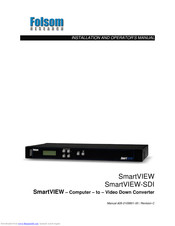 FOLSOM SmartVIEW Installation And Operator's Manual