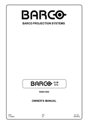 Barco ELM G10 Owner's Manual