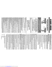 Black & Decker 9756 Instruction Manual