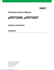 NEC uPD72256 Preliminary User's Manual