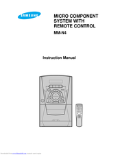 SAMSUNG MM-N4 Instruction Manual
