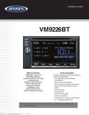 Jensen VM9226BT Installation Manual