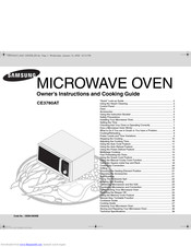 SAMSUNG CE3780AT Owner's Instructions And Cooking Manual