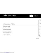 Solid State Logic Duende Installation Manual