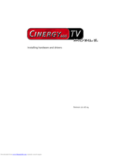 Terratec Cinergy 400 TV Mobile Installation Manual