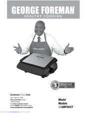 George Foreman GRP101CT Use And Care Book Manual