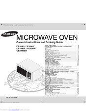 SAMSUNG CE3280F Owner's Instructions And Cooking Manual