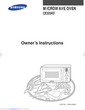 SAMSUNG CE325KF Owner's Instructions Manual