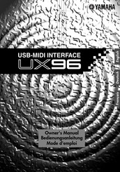 Yamaha UX96 Mode D'emploi