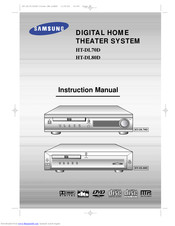 SAMSUNG HT-DL80D Instruction Manual