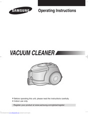 Samsung VACUUM CLEANER Operating Instructions Manual