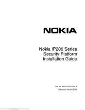 Nokia IP200 Series Installation Manual