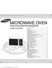 SAMSUNG CE1000C Owner's Instructions And Cooking Manual