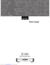 Rotel RT-1084 Owner's Manual