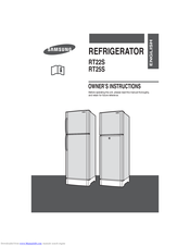 SAMSUNG RT25S Owner's Instructions Manual