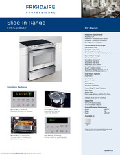 Frigidaire CPES3085KF Features & Specifications