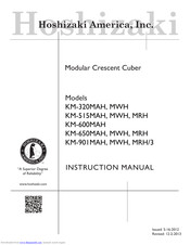 Hoshizaki KM-340MWH Instruction Manual