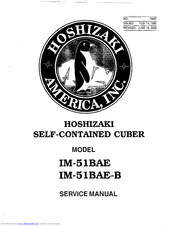 Hoshizaki IM-51BAE Service Manual