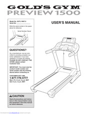 Gold's Gym GGTL14607.0 User Manual