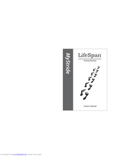 LifeSpan MyStride Owner's Manual