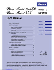 Iiyama Vision Master Pro 452 User Manual