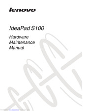 Lenovo IDEAPAD S100 Hardware Maintenance Manual