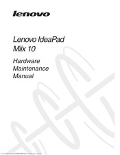 Lenovo IdeaPad Flex 10 Hardware Maintenance Manual