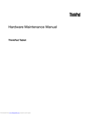 Lenovo ThinkPad series Hardware Maintenance Manual
