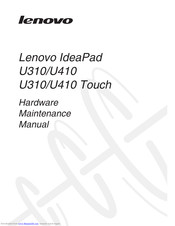 Lenovo IdeaPad U310 Hardware Maintenance Manual