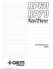 GEM RP60 Owner's Manual