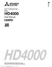 Mitsubishi Electric HD4000 User Manual