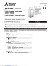Mitsubishi Electric Jet Towel JT-SB216JSH-H-E Instruction Manual