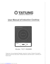 Tatung TICT-1502MW User Manual