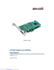 ATCOM AXE2DL + EC64L User Manual
