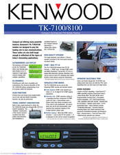 Kenwood TK-7100 Specifications