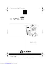 Sagem MF 3620 User Manual