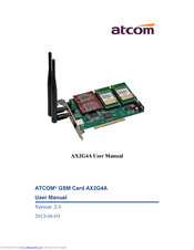 ATCOM AX-2G4A User Manual